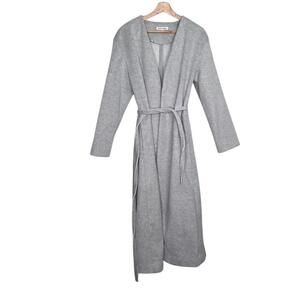 Reformation Carly Coat Gray Size Medium